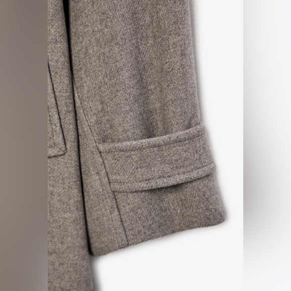 Zara Wool Blend Oversize Coat - Picture 4 of 14